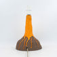 1970'erne Pop Art Bordlampe Studio Keramik TF 1977 Dansk Design Fat-Lava