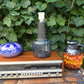 Große Einar Johansen Søholm Stentøj Dänemark Vintage blaue Keramik Tischlampe 1039 1960's Danish MCM Design original 1960s Bornholmer Kunstkeramik