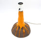 1970'erne Pop Art Bordlampe Studio Keramik TF 1977 Dansk Design Fat-Lava