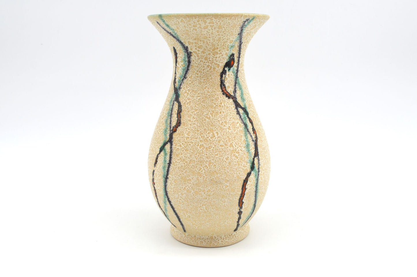 WGP Uebelacker Ü-Keramik Fat-Lava Keramik Vase 522/20 Mid-Century Modern Design zeitgenössische 1960s westdeutsche Kunstkeramik Pop-Art
