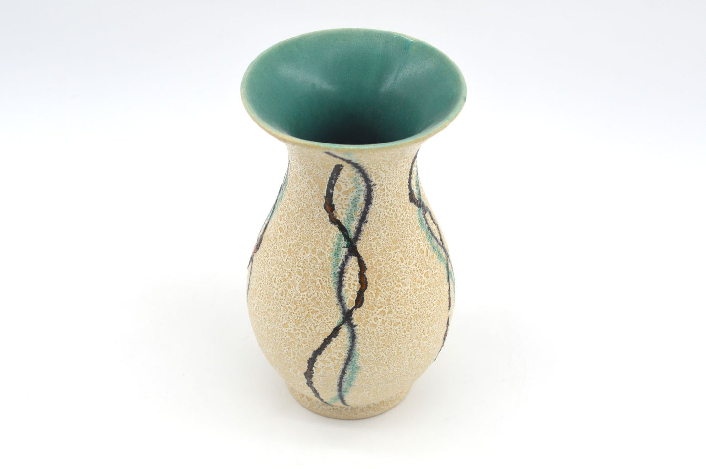 WGP Uebelacker Ü-Keramik Fat-Lava Keramik Vase 522/20 Mid-Century Modern Design zeitgenössische 1960s westdeutsche Kunstkeramik Pop-Art