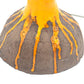 1970'erne Pop Art Bordlampe Studio Keramik TF 1977 Dansk Design Fat-Lava