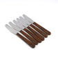 Mid-Century Dansk Knivfabrik Lundtofte Buttermesser in Hornoptik Set dänisches Vintage Design Besteck 1960s Danish Modern Design
