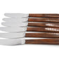 Mid-Century Dansk Knivfabrik Lundtofte Buttermesser in Hornoptik Set dänisches Vintage Design Besteck 1960s Danish Modern Design