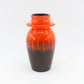 Vintage WGP Dümler & Breiden Keramik Vase 82/21 1970er Jahre Fat Lava Glasur Mid-Century Modern Pop-Art Design