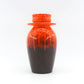 Vintage WGP Dümler & Breiden Keramik Vase 82/21 1970er Jahre Fat Lava Glasur Mid-Century Modern Pop-Art Design