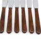 Mid-Century Dansk Knivfabrik Lundtofte Buttermesser in Hornoptik Set dänisches Vintage Design Besteck 1960s Danish Modern Design