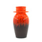 Vintage WGP Dümler & Breiden Keramik Vase 82/21 1970er Jahre Fat Lava Glasur Mid-Century Modern Pop-Art Design