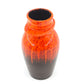 Vintage WGP Dümler & Breiden Keramik Vase 82/21 1970er Jahre Fat Lava Glasur Mid-Century Modern Pop-Art Design