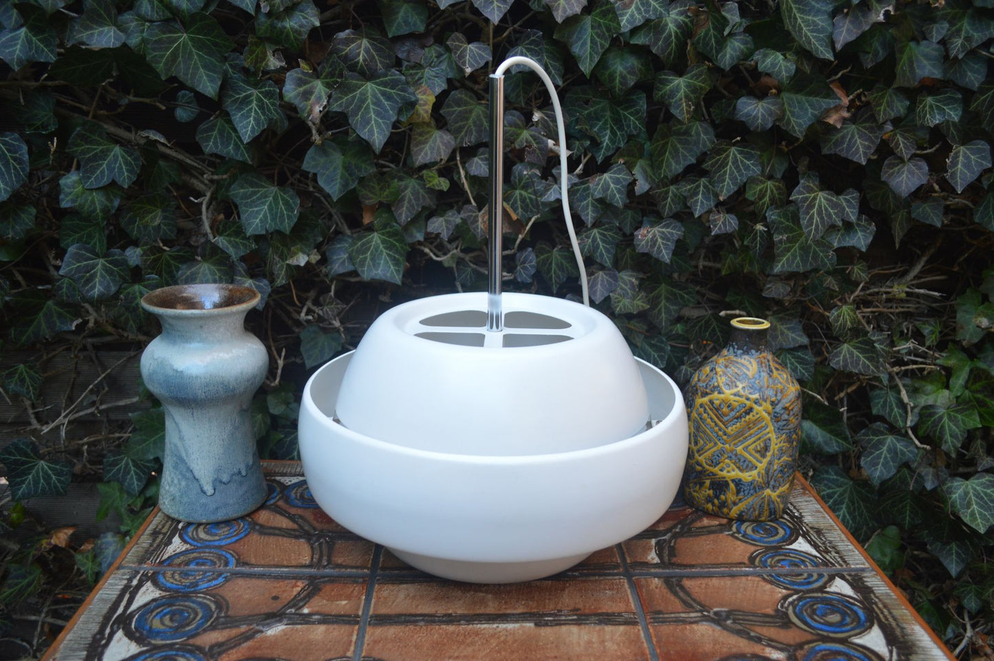 Vintage Herstal Viva Pendel Hängelampe 1990s Space-Age Design – dänische Vintage Designlampe – Sputnik Design Pendellampe