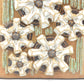 Marianne Starck für Michael Andersen Bornholm Keramik Wandplatte 6320 Margeriten 1960s Danish Design