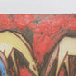 WGP Ruscha Art Wandplatte Pferde 1970s Jahre Design Pop Art / Fat Lava Glasur
