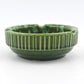 WGP Scheurich Keramik Aschenbecher 136-18 grüne Fat-Lava Glasur 1960s Vintage Design westdeutsche MCM Keramik