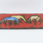 WGP Ruscha Art Wandplatte Pferde 1970s Jahre Design Pop Art / Fat Lava Glasur
