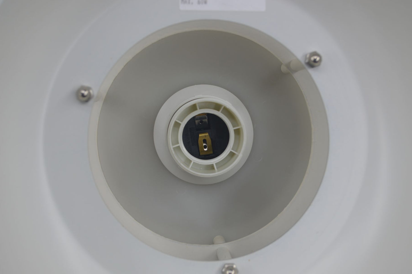 1970s goldene Jeka Metaltryk A/S Denmark Designlampe 1007-H Kurt Wiborg Design – dänische MCM Design Hängelampe