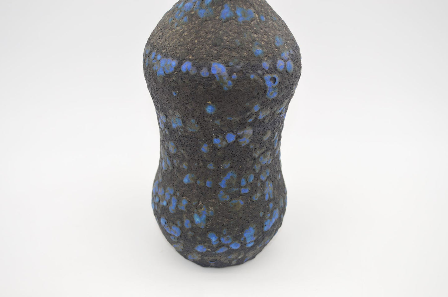 Mid-Century westdeutsche Marei Keramik Fat-Lava Vase 4110 1960s WGP blaue Fat-Lava Glasur MCM Fat-Lava Design
