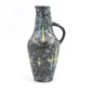 Vintage VEB Haldensleben 4025C Mid-Century Keramik Vase 1960s Fat Lava / Popart DDR Design