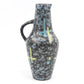 Vintage VEB Haldensleben 4025C Mid-Century Keramik Vase 1960s Fat Lava / Popart DDR Design