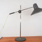 Mid-Century Cantilever Lampe Krympebelagt Bordlampe 1960'erne Bauhaus Design