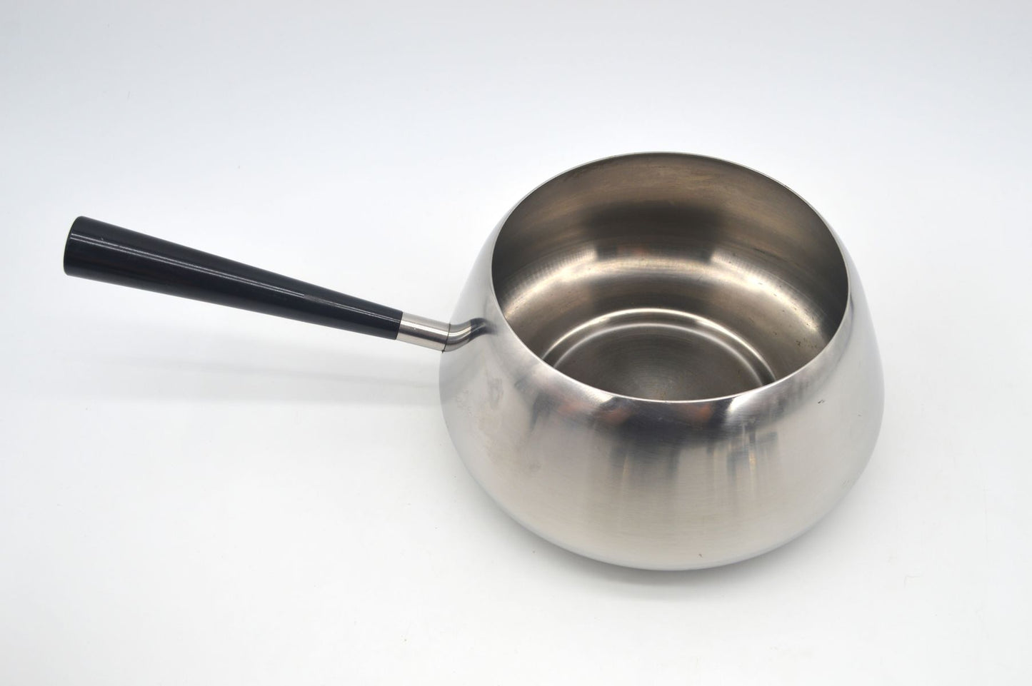 Vintage Spring Culinox Edelstahl Fondue Set mit Fondue Topf, Brenner und Ständer, Original 1980s Mid-Century Schweizer Design Fondue