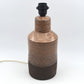 Unik Robert Bentsen keramisk bordlampe Danmark 1960'ernes brutalisme design