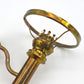 Antike Petroleum Wandlampe mit Opalglas Lampenschirm dänisches Mid-Century Design 1960s Petroleum Lampe Danish Design Designlampe