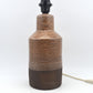 Unik Robert Bentsen keramisk bordlampe Danmark 1960'ernes brutalisme design