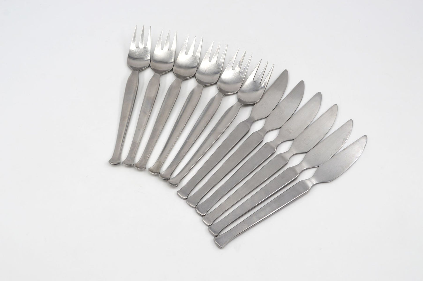 Mid-Century Carl M. Cohr Atlas Cohr Denmark Besteck Set dänisches Design Besteck 1960s Einar Cohr Danish Modern Design