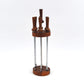 Mid-Century Teakholz Fondue Gabeln Made in Denmark 1960s Danish Design