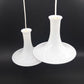 Royal Copenhagen Mandarin Pendel Designlampen – Michael Band für Holmegaard Designlampe 1980s Design Opalglas Hängelampe – dänischer Mid-Century Designklassiker