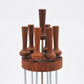 Mid-Century Teakholz Fondue Gabeln Made in Denmark 1960s Danish Design