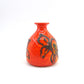 Vintage WGP Bay Keramik Fat-Lava Keramik Vase 22-12 Bodo Mans Design 1970s westdeutsche Keramik Vase mit rot-gelber Fat-Lava Glasur Pop-Art Design