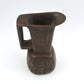 Große skulpturale Mid-Century Brutalismus Bronze Vase E. Thelen Creation 1960s Brutalistisches Design - Handarbeit
