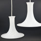 Royal Copenhagen Mandarin Pendel Designlampen – Michael Band für Holmegaard Designlampe 1980s Design Opalglas Hängelampe – dänischer Mid-Century Designklassiker