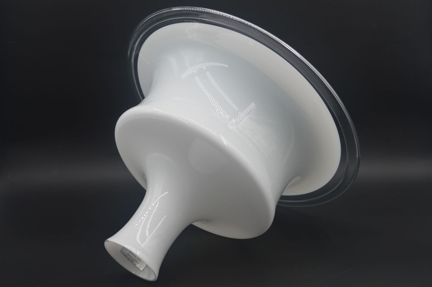 Große Michael Bang für Holmegaard Danmark Sonate M.B Pendel Mid-Century 1970s Michael Bang Design Opalglas Hängelampe – Danish Modern Designklassiker