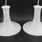 Royal Copenhagen Mandarin Pendel Designlampen – Michael Band für Holmegaard Designlampe 1980s Design Opalglas Hängelampe – dänischer Mid-Century Designklassiker