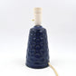 Vintage Lauritz Hjoth Bornholm MCM Tischlampe mit geometrischem Dekor Dänemark 1950s Danish Modern handgearbeitete Kunstkeramik