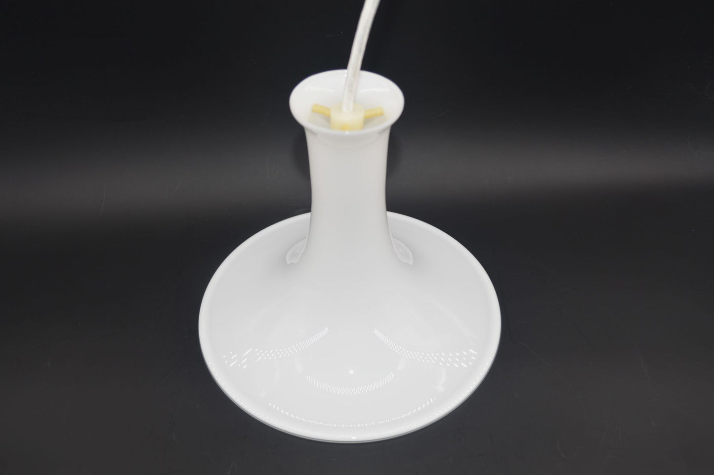 Royal Copenhagen Mandarin Pendel Designlampen – Michael Band für Holmegaard Designlampe 1980s Design Opalglas Hängelampe – dänischer Mid-Century Designklassiker