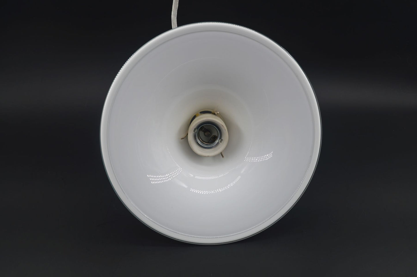 Royal Copenhagen Mandarin Pendel Designlampen – Michael Band für Holmegaard Designlampe 1980s Design Opalglas Hängelampe – dänischer Mid-Century Designklassiker