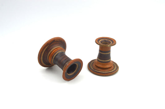 Seltene brutalistische Tue Poulsen Denmark Vintage Kerzenhalter Studiokeramik dänische Kunstkeramik 1960s Vintage Danish MCM Design