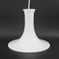 Royal Copenhagen Mandarin Pendel Designlampen – Michael Band für Holmegaard Designlampe 1980s Design Opalglas Hängelampe – dänischer Mid-Century Designklassiker