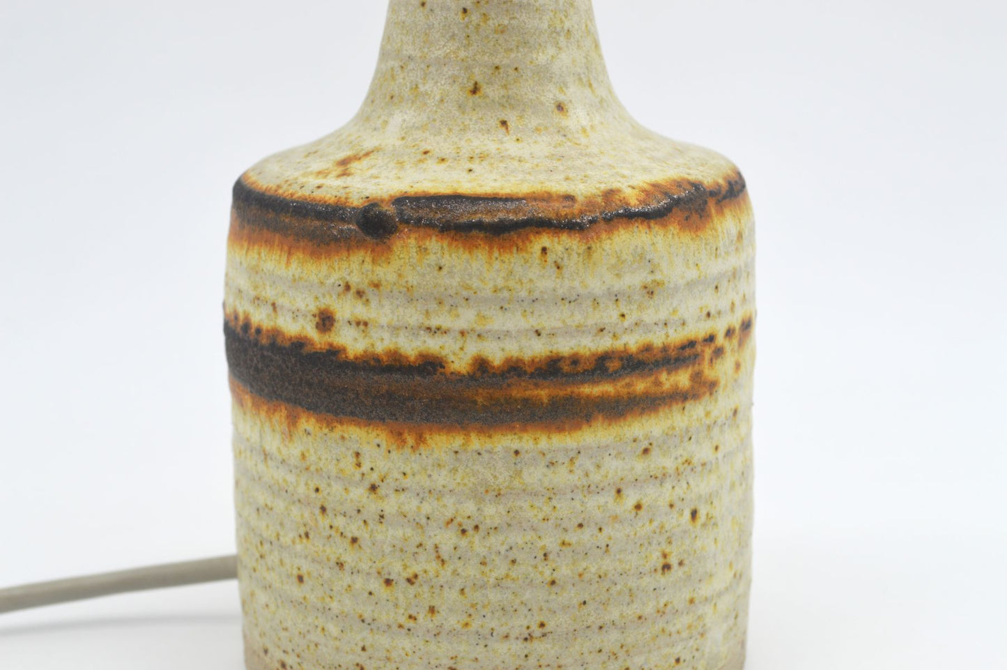 Mid-Century Modern Karsten Nielsen Danmark Frederikshavn Studiokeramik Lampe 1980s brutalistische moderne dänische Keramik Kunst Danish Design