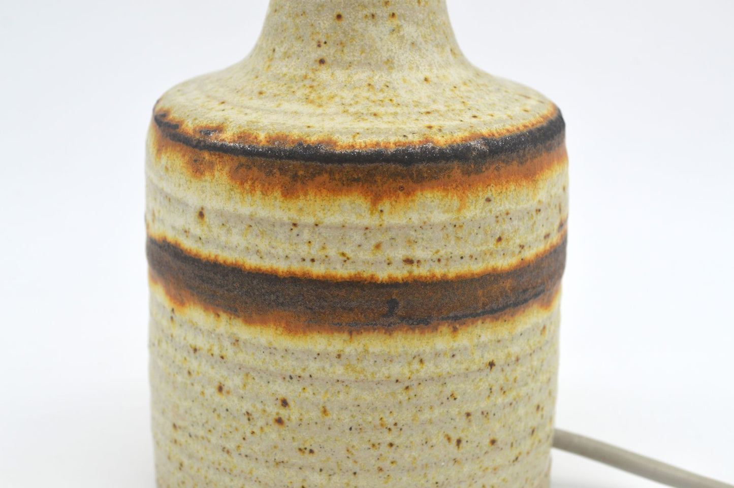 Mid-Century Modern Karsten Nielsen Danmark Frederikshavn Studiokeramik Lampe 1980s brutalistische moderne dänische Keramik Kunst Danish Design
