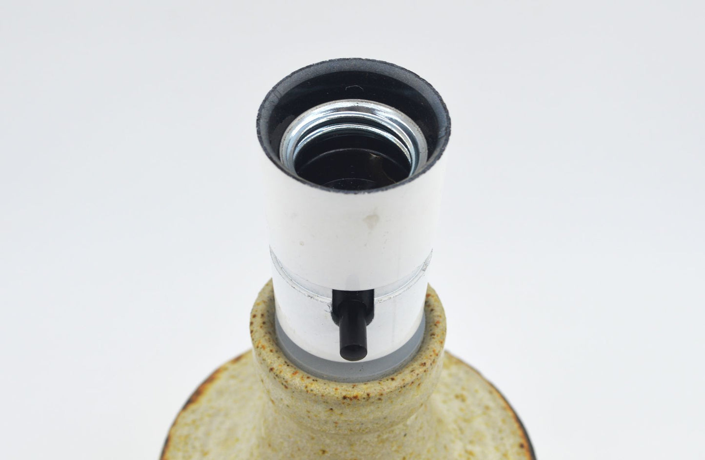 Mid-Century Modern Karsten Nielsen Danmark Frederikshavn Studiokeramik Lampe 1980s brutalistische moderne dänische Keramik Kunst Danish Design
