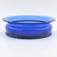Mid-Century Michael Bang für Holmegaard Danmark Amfora blaue Opalglas Schale 1990s Danish Design