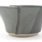 Große modernistische Aage Würtz Denmark Studiokeramik Schale – 1980s dänische moderne Mid-Century Kunstkeramik – handgearbeitete Keramikschale