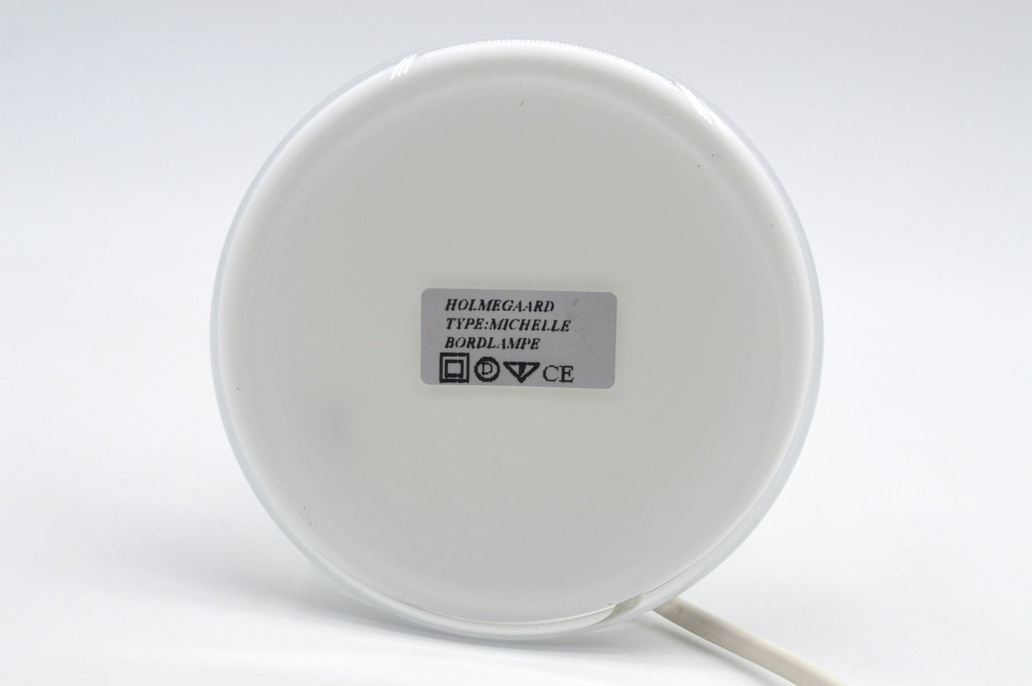 Mid-Century 1980s Holmegaard Danmark Michelle Tischlampe Michael Bang Design 1981 – Danish Modern Designklassiker