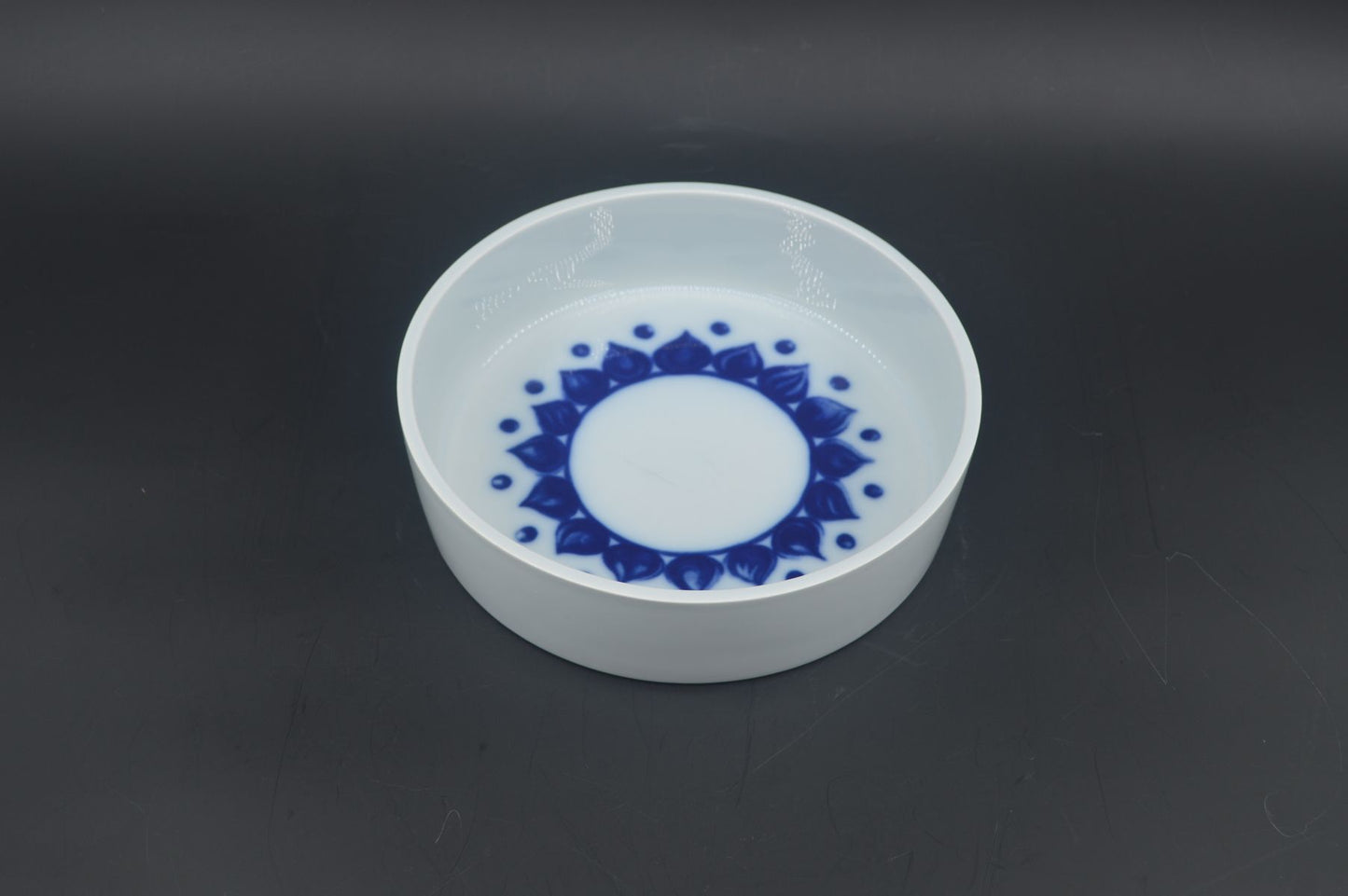 Dänische Vintage Fajance Schale Bing & Grøndahl 6022/1912 – 1970s MCM florale Design Porzellan Schale