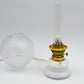Mid-Century Holmegaard Danmark Dagmar Mini Opalglaslampe 1970s Michael Bang Danish Modern Design