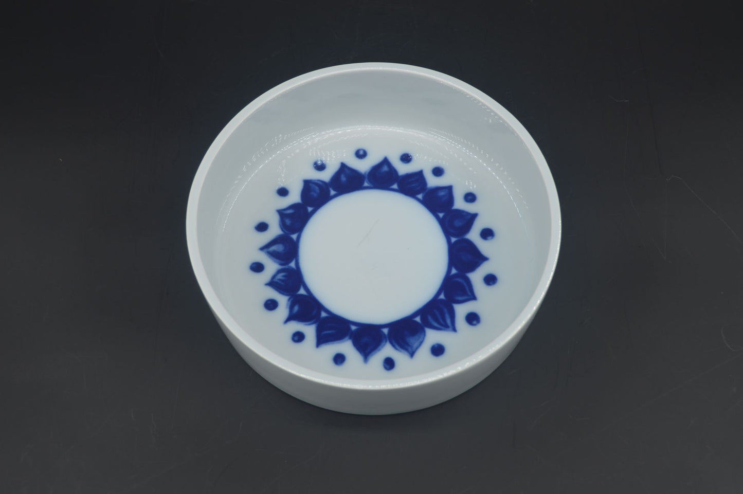 Dänische Vintage Fajance Schale Bing & Grøndahl 6022/1912 – 1970s MCM florale Design Porzellan Schale